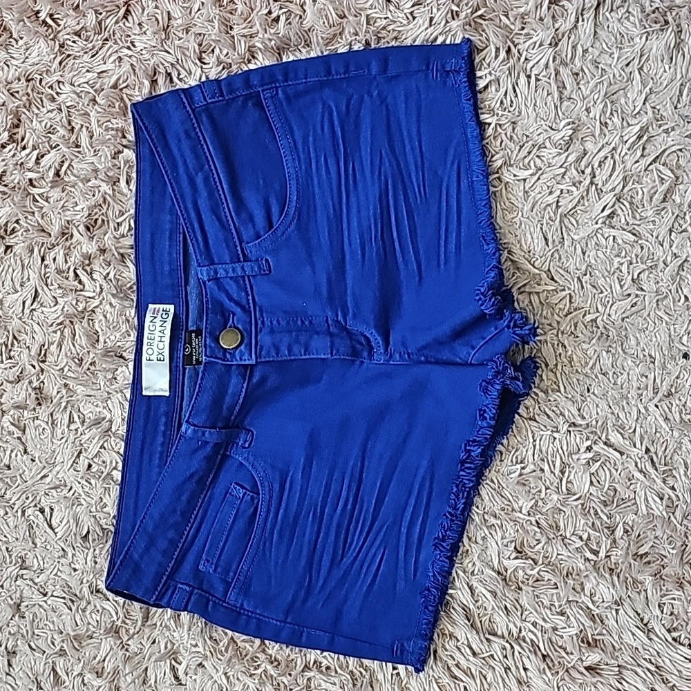 Royal blue shorts